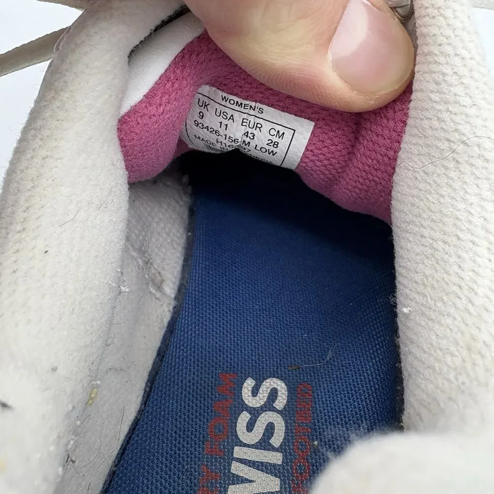 K Swiss Sneakers Womens Size 11 ST329 CMF Heritage White‎ Pink 93426-156-M Low